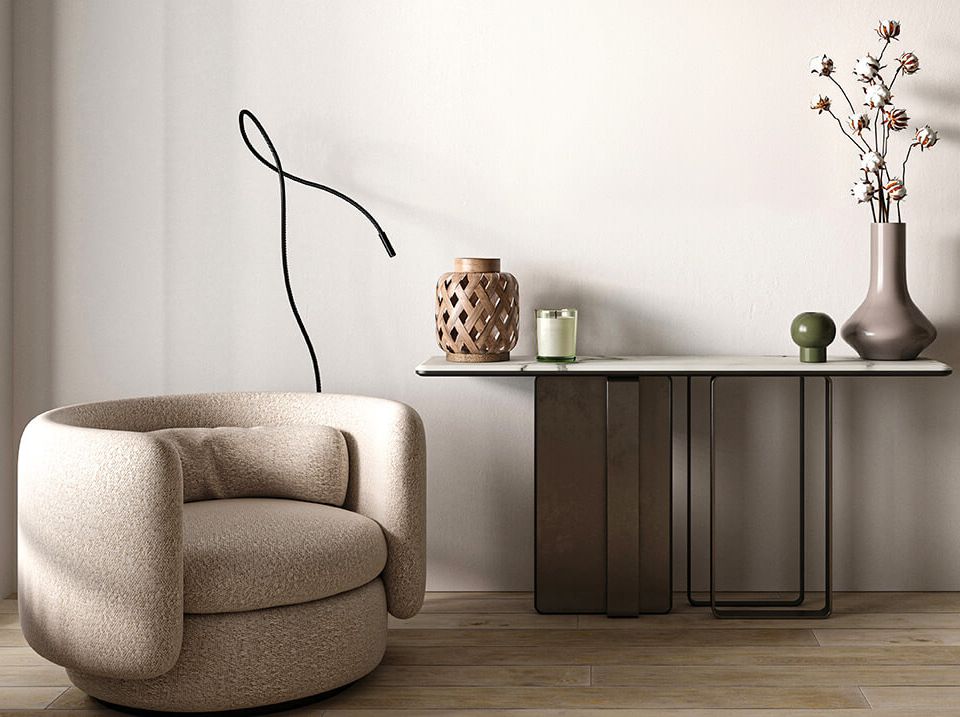 Inspiration for a transitional enclosed medium tone wood (Demo)