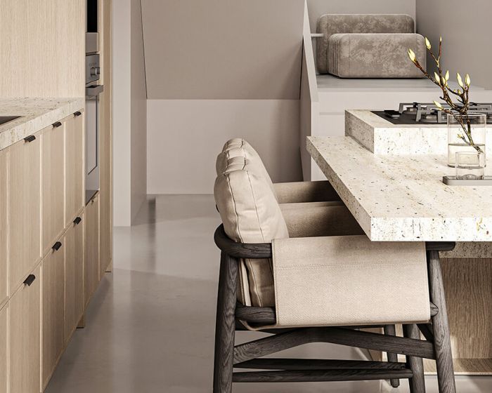 Modern interior, reflected in the furnishings and art (Demo)